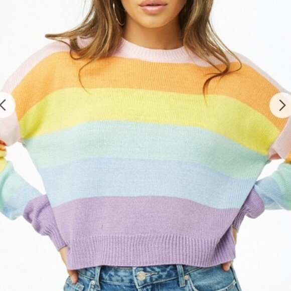 🌈Rainbow Sweater🌈 - Picture 2 of 3